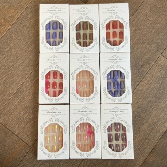 Press on nail kits x9 - Picture 1 of 1